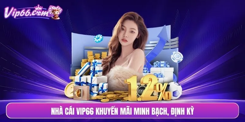 Nhà cái VIP66 khuyến mãi minh bạch, định kỳ